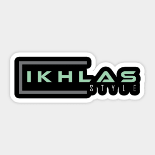 islamic life style / ikhlas Sticker